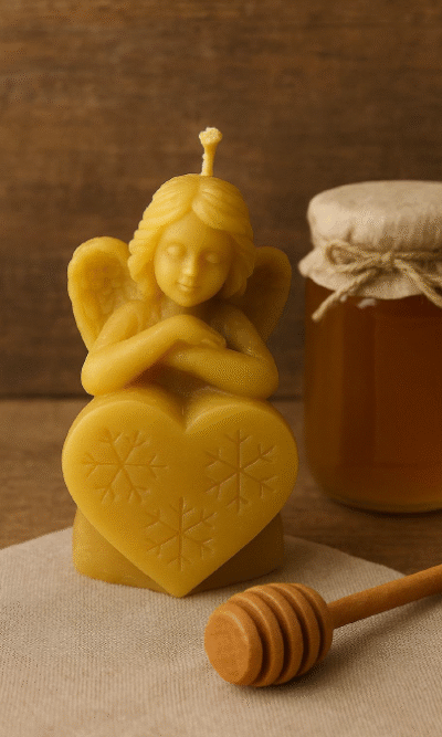 Ángel sujetando corazón