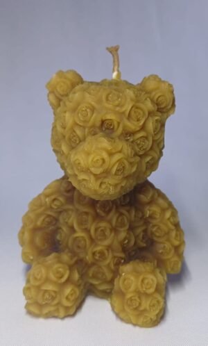 Vela con forma de osito